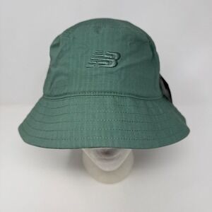 NWT‎ New Balance Bucket Hat Flying NB Green Cotton S/M Sample Not For Resale